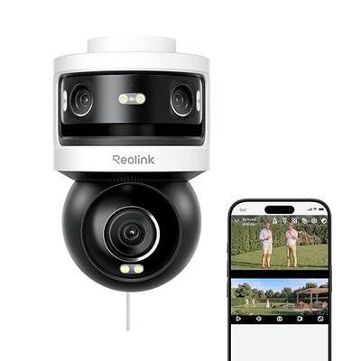 REOLINK OMVI 3i PoE Triple-Lens PoE Security Camera with Auto Tracking | 10MP 180° Panoramic & 4K PT, AI Video Search, 24/7 Recording, Perimeter Protection, Color & IR Night Vision, Smart Detection