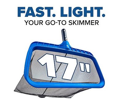 Pool Skimmer Net for Leaves - Leaf Rake for Pool Cleaning // Swimming Pool Leaf Net - Heavy Duty, Reinforced Frame, Large Capacity Pool Rake // The Ultimate Pool Rake for Pools (Pole Sold Separately)