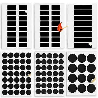 122 PIECE Match Striker Variety Pack | Peel & Stick Adhesive Stricker Stickers for Safety Matches | Replacement Flint Strips Pad Dots and Circles Combo