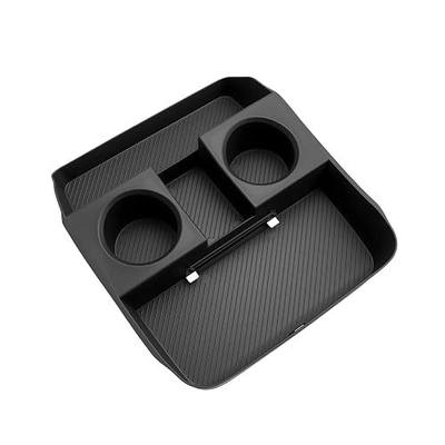 Low Center Console Organizer for 2026 Hyundai Palisade | 2026 Palisade LX3 Under Console Organizer Tray with Cup Holder (Only for 7-Seat)