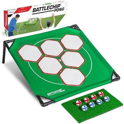 GoSports BattleChip Pong Chipping Golf Games for Adults and Families - Outdoor & Indoor Golf Game Set - Home, Backyard, Lawn, Beach, & More