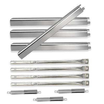Hongso Replacement Parts for Charbroil Performance 4 Burner 463365522 463366022 463350521 463351021, G327-2100-W1 Burner Tube, G325-0002-W1 Heat Plates and Crossover Tube Included