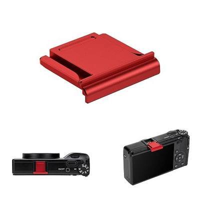 JJC GR IV Hot Shoe Cover Cap for Ricoh GR4 GRIV HDF Monochrome Camera, Red | Replaces Ricoh GK-2, Aluminum Alloy with Silicone Pad, Anti-Scratches & Dustproof, GR 4 Hotshoe Mount Protector