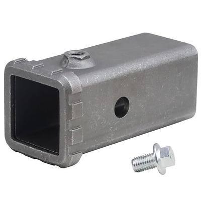 Weld-On Hitch Receiver Tube, 2-Inch Receiver, 6-Inch Length | Anti-Rattle Bolt Raw Finish