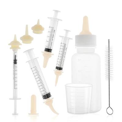 Kitten Bottle Feeding Kit, Pet Nursing Kit, Apricot, 1 Set | Easy-to-Use Kitten Feeding Set, Complete Care Solution for Feeding, Kitten Bottle Feeding Set with Nursing Nipples