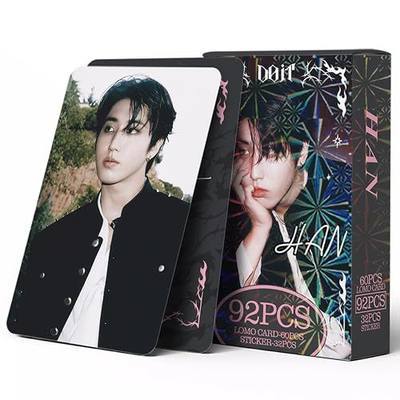 KPOPBTS SKZ Do it Album Photocard Set Stray Kids Postcard Gift Merch Lomo Card Set for SKZ Boys and girls (Han)