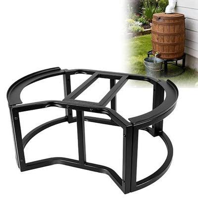Rain Barrel Stand Heavy-Duty Stainless Steel- Fits 45/50/55 Gallon Barrel,Garden Rain Water Collection Barrel Stand.