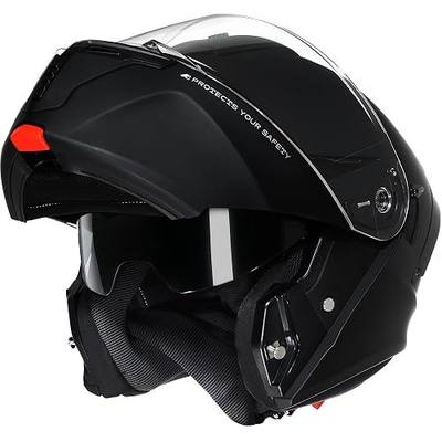 CYRIL Modular Motorcycle Helmet DOT Approved, Flip Up Full Face for Adults | Intercom ready, glasses friendly design with dual visors, extra smoke shield and carrying bag for street riding