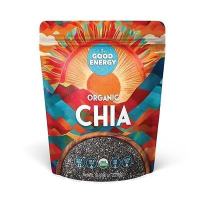 It's Good Energy Premium Bulk Organic Chia (5Lbs Bag) | A+ Grade Chia | Nutrient-Packed Superfood | Non-GMO | Gluten-Free Chia Seeds Bulk | Vegan