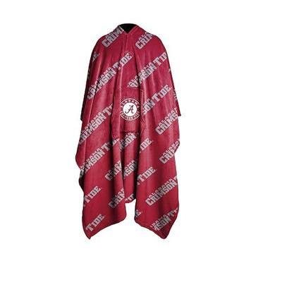 Logo Brands NCAA Wearable Throw Blanket – Oversized Plush Fleece Wrap with Front Pocket |Cozy Game Day & Stadium Cover-Up