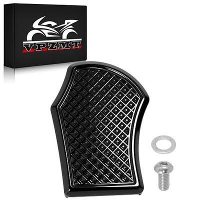 Black Brake Pedal Foot Pegs Pad Cover for Harley Touring Road glide,Street glide,Electra glide,Road king 1980-2025 & Softail Deluxe,Fat Boy,Heritage Classic,Fat Boy,Heritage Springer 1986-2017