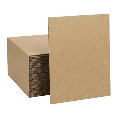 Flat Cardboard Sheets for Crafts - 8.5x11 Inch Bulk Corrugated Cardboard Sheets & 3 mm Thick Chipboard for Mailer Inserts & Dividers - Craft Board & Backing Board for DIY Crafts,50 pack
