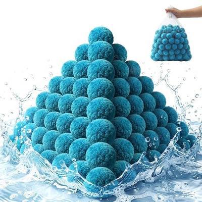 2026 Upgraded Pool Filter Balls 3.1lbs with Mesh Bag, Reusable Pool Balls for Swimming Pool Pump Sand Filter Balls Media, Replace 120lbs Filter Sand for Above & In Ground Pool