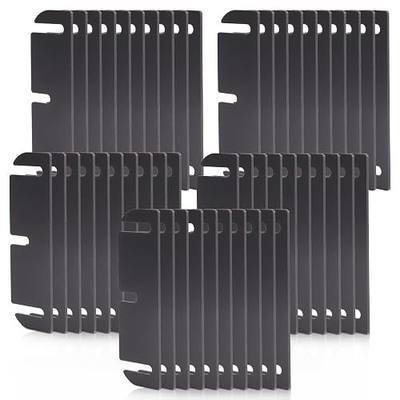 50 Pack Plastic Door Hinge Shims 3.5 Inch, 0.060" Thick, Trimmable Hinge Spacers for Interior Door Alignment, Easy Gap Filler to Fix Air Leaks, Sticking or Misaligned Doors