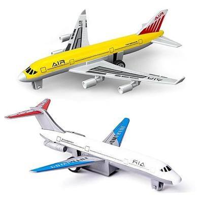 2 Pack Airplane Toys for 3 4 5 6 7 Years Old Boys, Diecast Planes | Pull Back Plane Models Aircraft, Kids' Play Vehicles Aeroplane Airplanes for Kids Toddlers Birthday Gift
