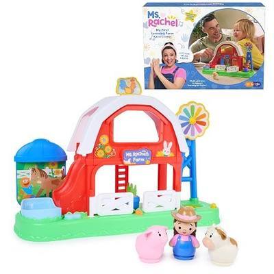 Ms. Rachel My First Learning Farm with Songs, Phrases & Animal Figures | Songs & Phrases, 3 Figures, Day & Night Switch, Volume Control, 360 Play, Toddler Toys For Girls And Boys Ages 1-3+ Years
