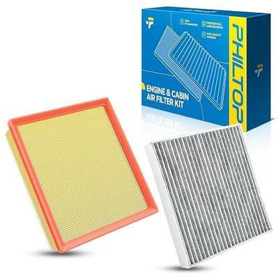 PHILTOP Engine & Cabin Air Filter Set, Compatible With Toyota Highlander, Sienna, Avalon, Lexus RX350, NX300, ES350, NX200t, Replace CA10755 CF10285 Car Accessories