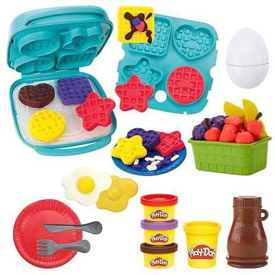 Play-Doh Crazy Waffle Cafe Playset, 8 Play Kitchen Accessories, Kids Arts & Crafts 3+