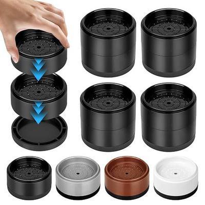 2" Heavy Duty Furniture Risers Set of 4, Round Stackable Bed Raisers Blocks with Non Slip TPU Base, Adjustable Furniture Support Pads for Sofa, Desk, Chair, Table, Couch, Cabinet