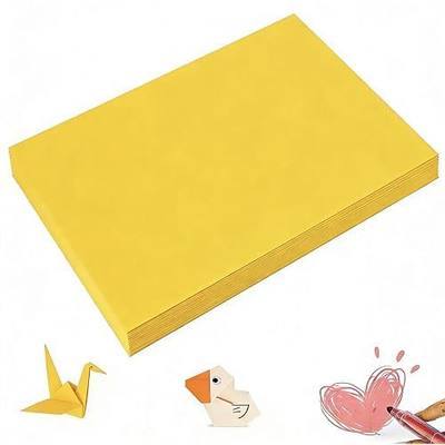 12” x 17” Yellow Craft Paper for Art Project Large Yellow Paper for Construction Drawing Poster Medium Weight 100 Sheets