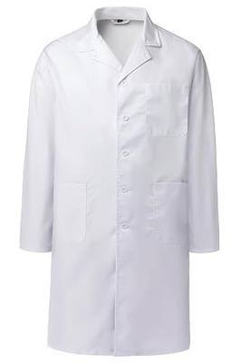 Lab Coat for Men Workshop Mechanic Long Coats Woodworking Shop Coat