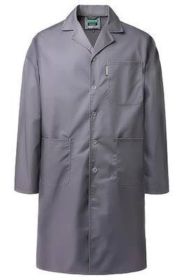 Lab Coat for Men Workshop Mechanic Long Coats Woodworking Shop Coat