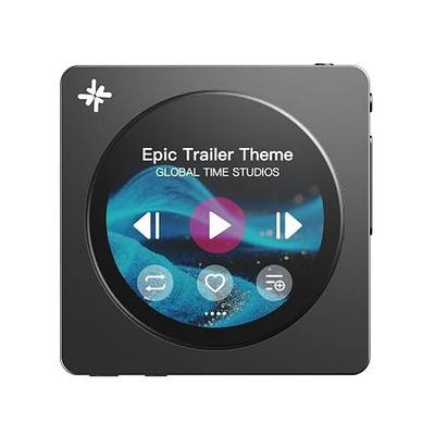 FIIO DISC Portable HiFi Music Player, Dual DAC Digital Audio Player with 3.5mm & 4.4mm Outputs, Bluetooth 5.4 LDAC,Touchscreen (Black)