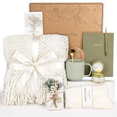 Self Care Gifts for Women, Care Package for Women, Birthday Gift Basket for Best Friend Sister Mom, Cozy Gift Set, Feel Better Relaxing Gifts for Girls