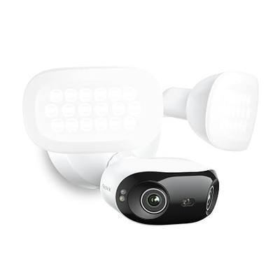 REOLINK Elite Floodlight WiFi 4K 8MP 180° Panoramic Wired Floodlight Camera | Adjustable 3000 Lumens, Local AI Video Search, Dual-Band Wi-Fi 6, 24/7 Recording, No Subscription, 100~240V AC Hardwired