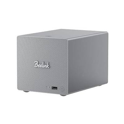 Beelink Mini PC, ME Pro 2 Hard Drive Bays Intel N95 12G LPDDR5 128G SSD | NAS 3 x M.2 SSD Slots, Dual LAN/File Server/NAS Storage/Network Attached Storage/Private Cloud/Network Storage