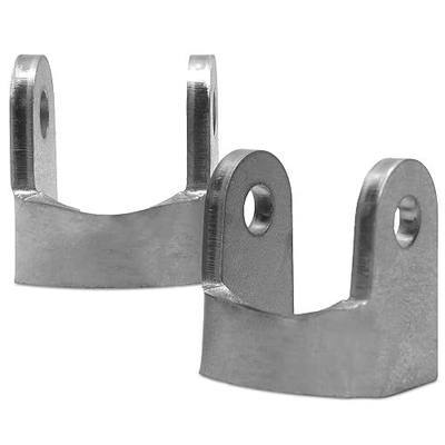 Flat Shock Mount Bracket 1/4 Inch Raw Steel Weld-On Suspension Bracket for Shocks & Coilovers, Universal Fit for Trucks, Buggies, ATVs, Off-Road Builds