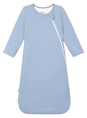 PATPAT Bamboo Viscose Long Sleeve Baby Sleep Sack, 0.5 TOG, Sizes 0-24M | 2-way zipper, easy diaper changes, roomy leg space, soft on skin, breathable comfort, zipper guard, machine washable