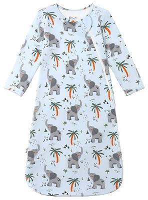 PATPAT Bamboo Viscose Long Sleeve Baby Sleep Sack, 0.5 TOG, Sizes 0-24M | 2-way zipper, easy diaper changes, roomy leg space, soft on skin, breathable comfort, zipper guard, machine washable