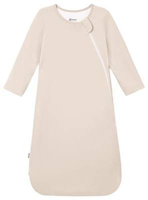 PATPAT Bamboo Viscose Long Sleeve Baby Sleep Sack, 0.5 TOG, Sizes 0-24M | 2-way zipper, easy diaper changes, roomy leg space, soft on skin, breathable comfort, zipper guard, machine washable