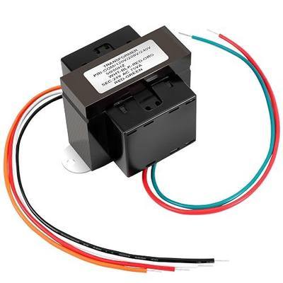 Control Transformer 24V 75VA, Multi-Tap 120/208/240V to 24VAC Industrial Power Transformer with Foot Mount for HVAC Furnace, Relays, and Gas Valves