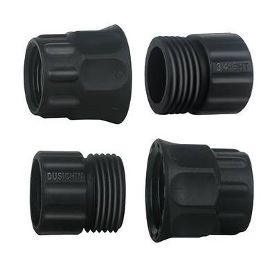DUSICHIN Garden Hose Connector Pressure Washer Gun to Water Garden Hose Adapter, 3/4 INCHES GHT Male And Female to Power Washer Wand Handle M22 Female Fitting 3/4" GHT To M22 Joint DUS2623