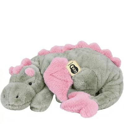 ARELUX Giant Weighted Winged Dragon Plush Toy - 35.4" 5lbs Soft Stuffed Animal, Pterosaur Plushie Fuzzy Dinosaur Pillow Plushies Cuddly Removable and Washable Matcha Green