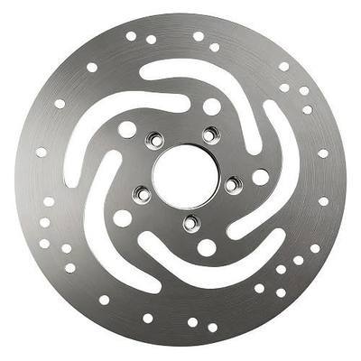 Front Brake Rotor Disc for Harley Davidson Softail 1984-2014, 11.5 Inch One-Piece, Silver, Direct Replacement (For Sportster 2000-2007, Front Brake Rotor Disc (Silver))