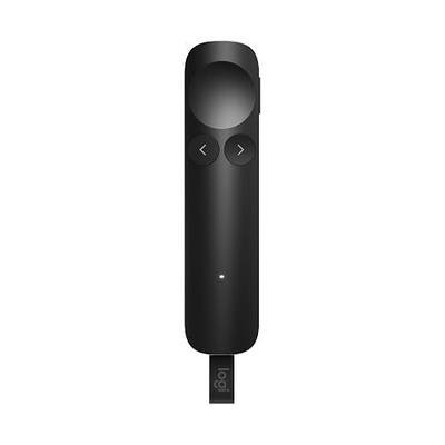 Logitech Spotlight 2 Presentation Remote Wireless Clicker Haptics - Black | Digital Highlighting, Customizable Actions, Laser Pointer, Quick Charge, Bluetooth, USB-C