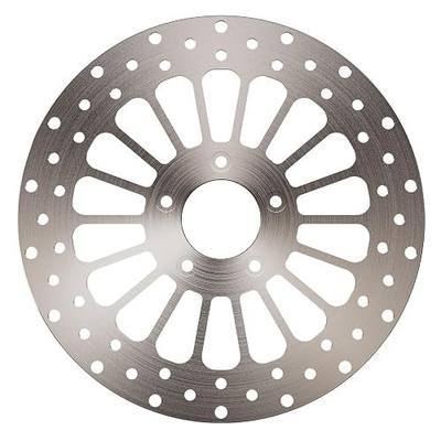 Front Brake Rotor Disc for Harley Davidson Softail 1984-2014, 11.5 Inch One-Piece, Silver, Direct Replacement (For Softail 1984-2014, Front Brake Rotor Disc (Silver))