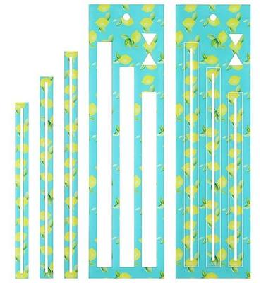 Zipper Pocket Template, Zipper Template 7/8/9 Inch Sewing Zippers Supplies Plastic for Quilting, Garment Making & Beginner Sewing (Modern Style)