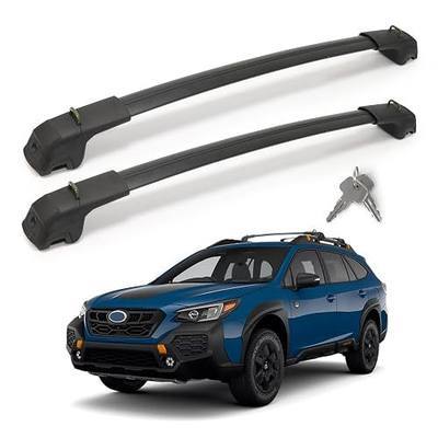 360LB T-Slot Roof Rack Cross Bars Compatible with Subaru Outback Wilderness | 2022-2026(Only Fit Wilderness),Anti-Theft Lockable Roof Rack Cross Bars with Folding Hooks, Aluminum Cargo Racks for Kayak