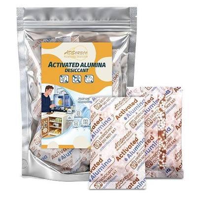 50Gram 8PCS Activated Alumina Desiccant, High-Efficiency 3D Printer Desiccant for Filament Drying, Activated Alumina Moisture Absorber for Storage & Dehumidifiers