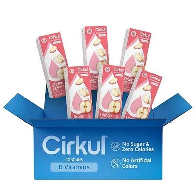 Cirkul LifeSip B-Vitamins Honeycrisp Apple Flavored Water 6-Pack for Daily Hydration, Makes 36 Drinks. No Sugar, 0 Calories. With Vitamins B3, B6 & B12