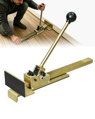 Hardwood Flooring Jack with Non-Slip Rubber,Professional Floor Gap Fixer Tool,Flooring Tightening Tool for Straightening,Levelling,Repairing,Installing Hardwood Floors,1Pc