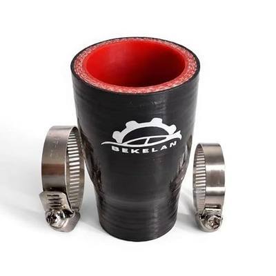 1" to 1.25"(25-32mm) High-Temp Silicone Reducer Hose With Stainless Clamp - Heavy Duty 4-Ply Reinforced Design for Automotive Turbo/Intercooler/Intake Piping/Industrial Hydraulic