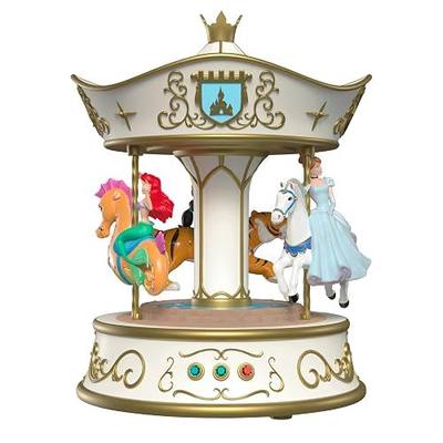 Hallmark Keepsake Disney Princess Christmas Ornament (Dreams Go Round)