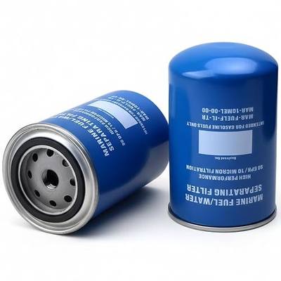 MAR-10MEL-00-00 Fuel Water Separating Filter (10 Micron), 2 Pack | Compatible with Yamaha 115 HP Outboard Engines MAR-24563-00-00, MAR-FUELF-IL-TR, 18-7866, 937807