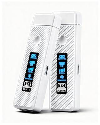 Wireless hdmi Transmitter and Receiver 328FT/100M,4K Decode Plug & Play Portable 5G+2.4G Wireless HDMI Extender Kit for for Video and Audio to Monitor from PC/Projector/TV Box