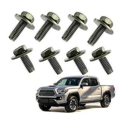 Skid Plate Bolts 90080-11373 Fits for Toyota Tacoma Tundra 9008011373 | Splash Shield Cover Bolts Compatible with 1995-2021 Tacoma 2000-2021 Tundra 1996-2021 4Runner Sequoia FJ Land Cruiser 8PCS